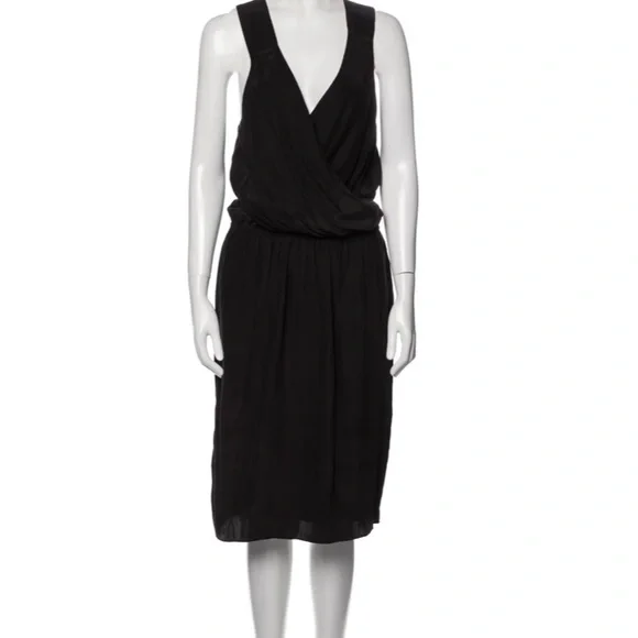 derek lam 10 crosby silk dress Derek Lam 10 Crosby Silk-Blend Mini Dress, Blue / Regular 6 (S)